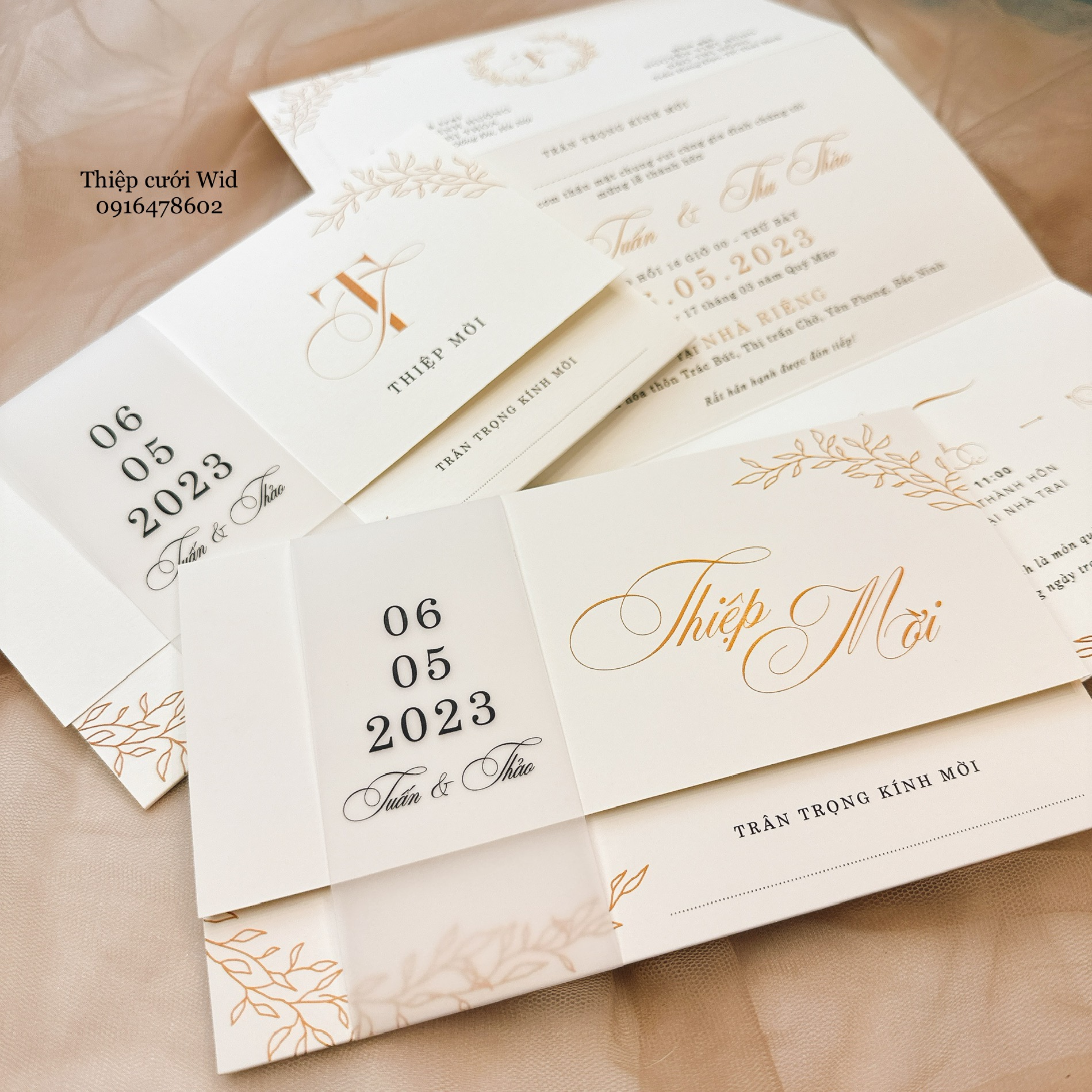 Thiệp cưới WID tư vấn bạn 3 Lý do nên chọn thiệp cưới tông trắng