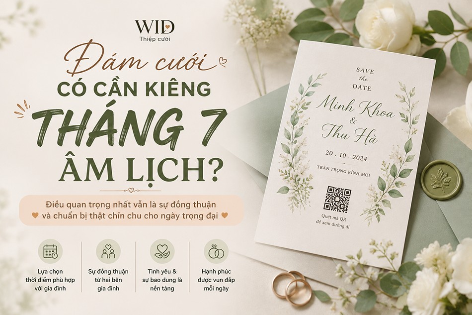 có nên kiêng chuẩn bị cưới tháng 7