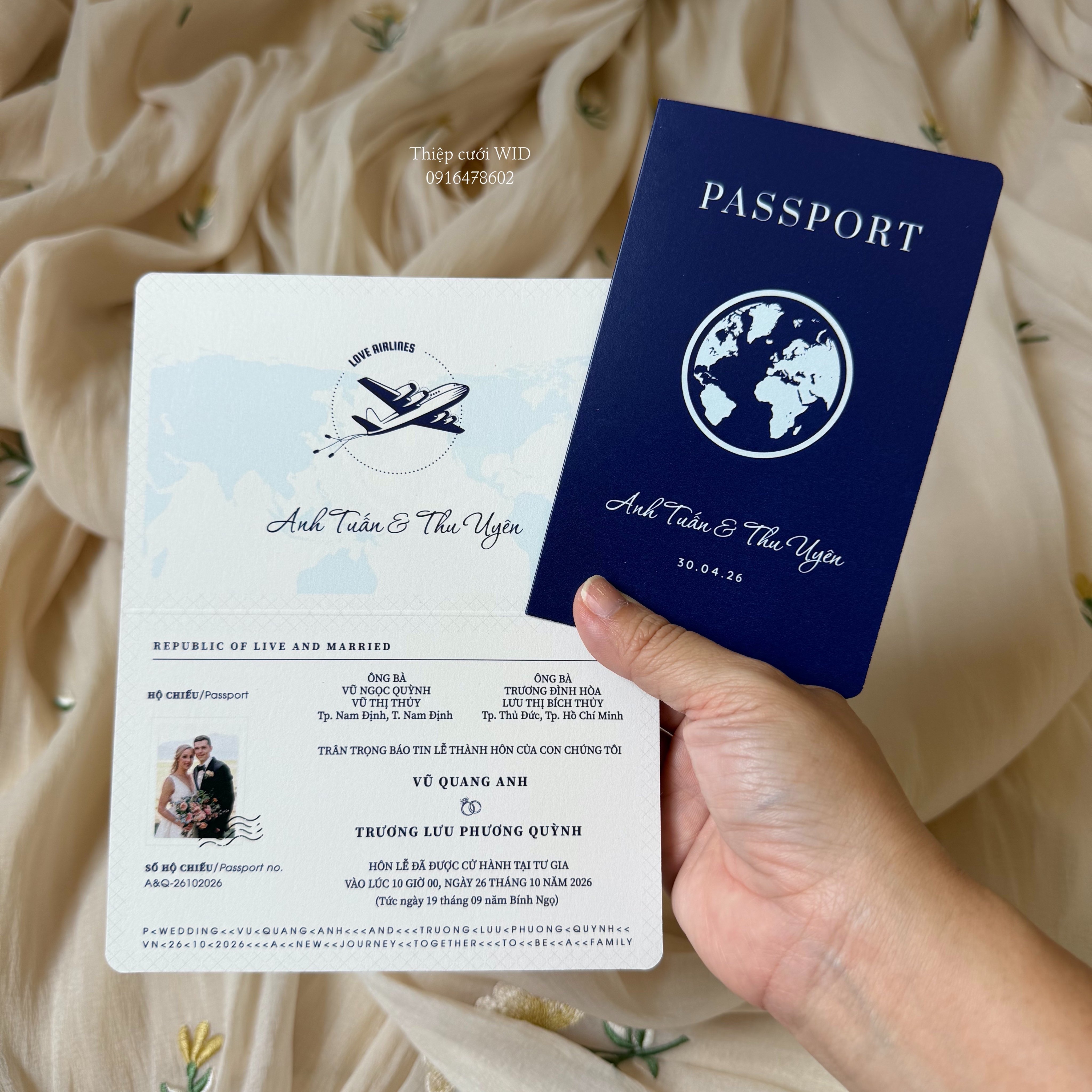 Passport xanh dương
