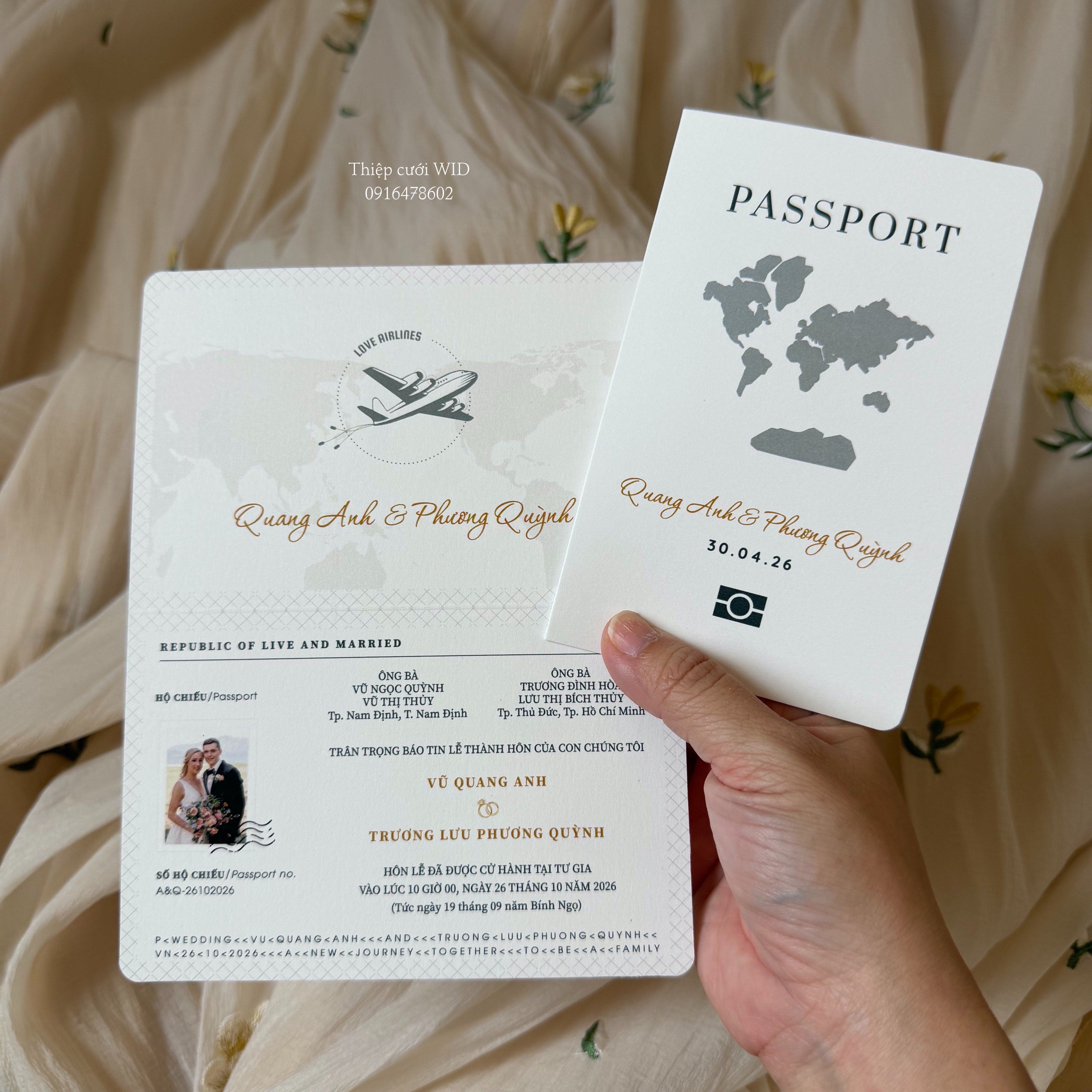 Passport xanh mint