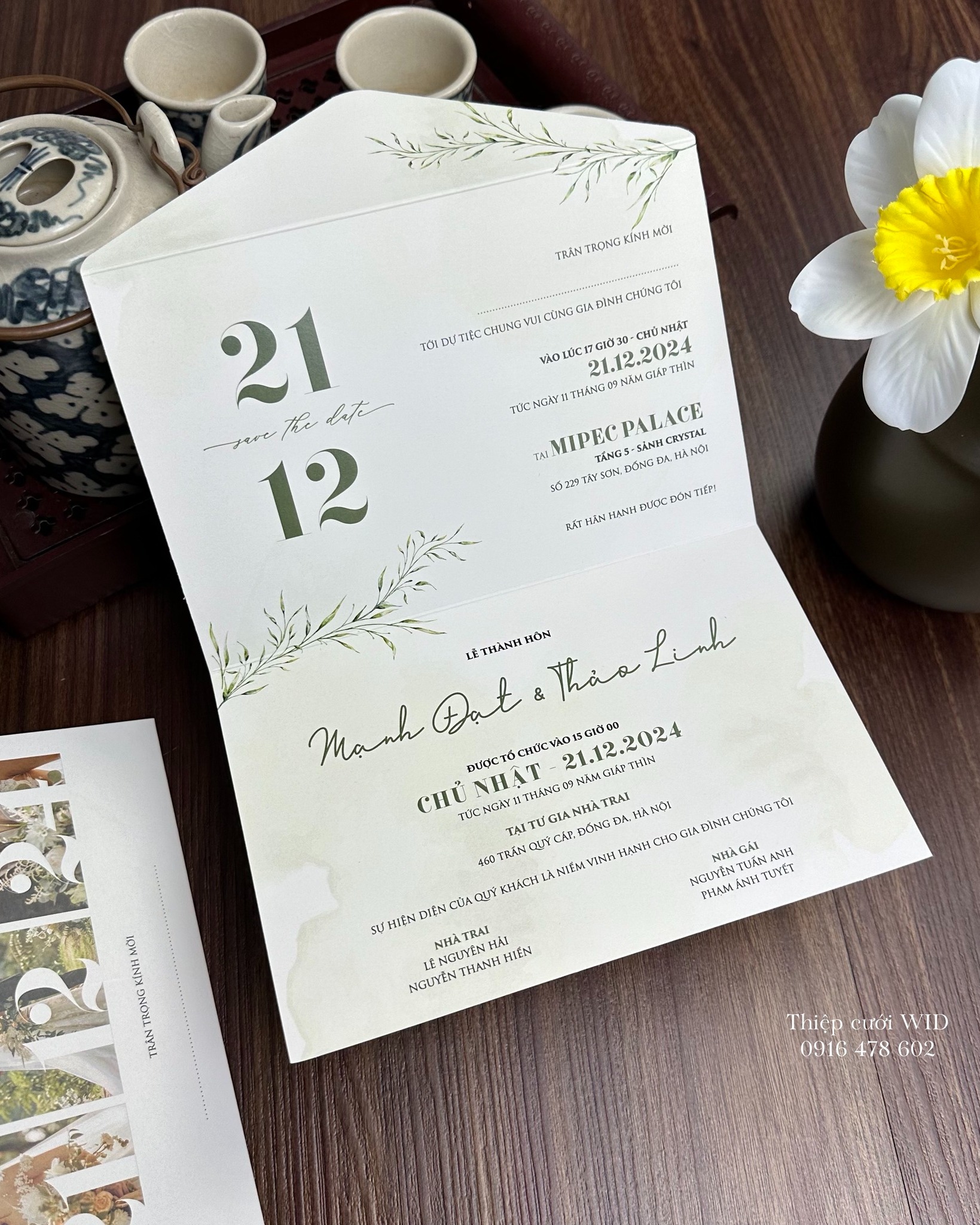 457 CN  - Thiệp in ảnh hiện đại