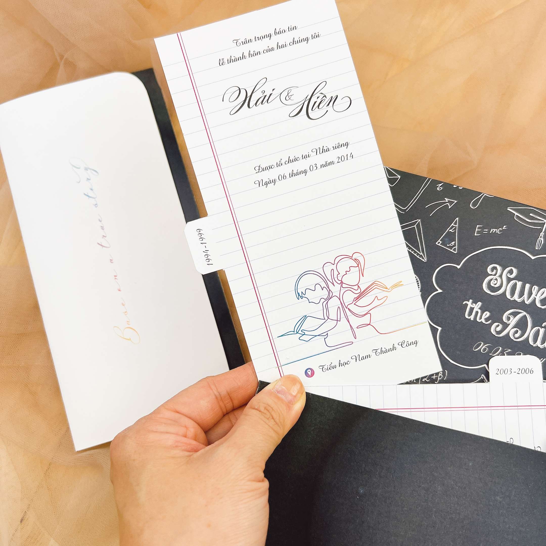 Thiệp theo ý tưởng - Từ thanh xuân đến trưởng thành