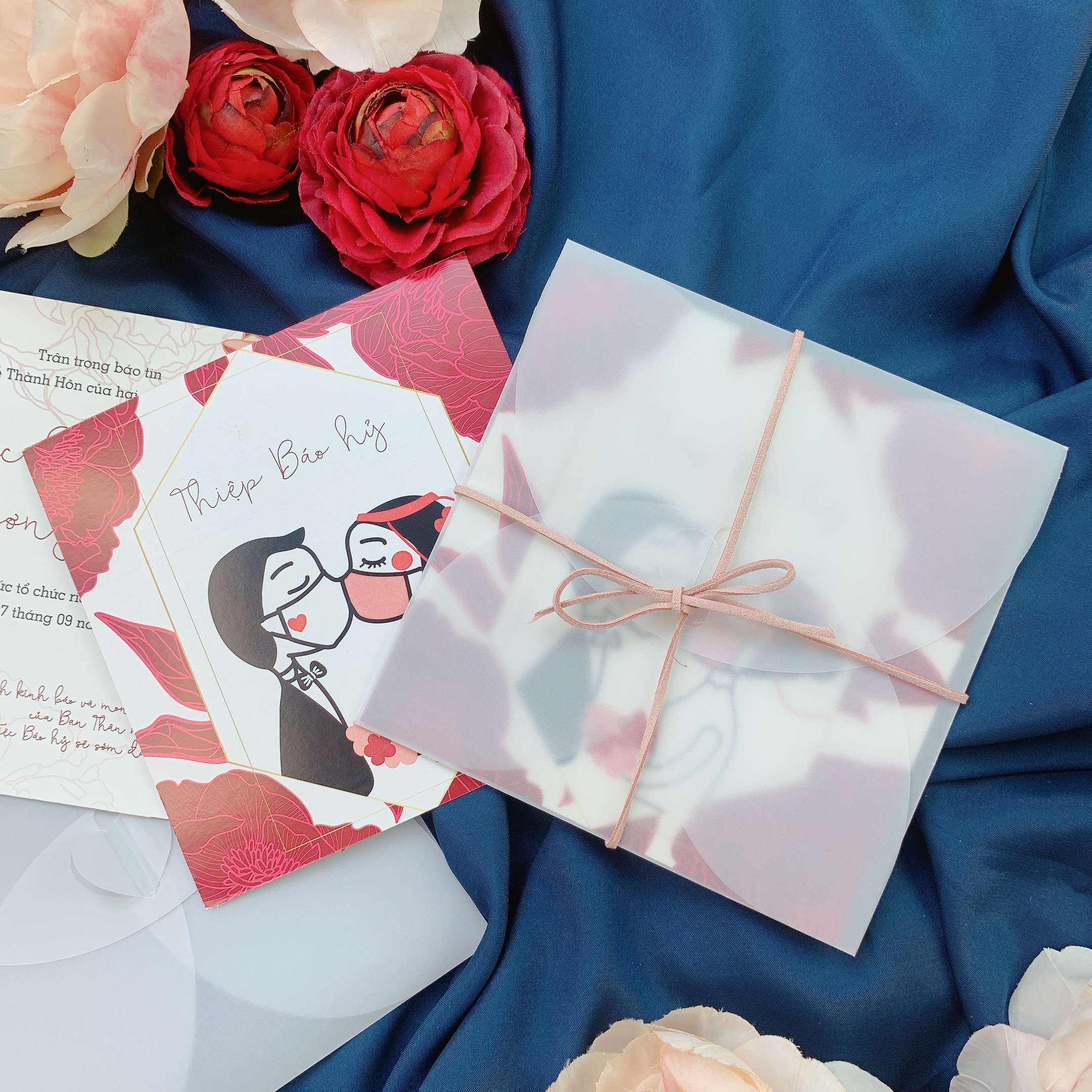 Thiệp theo ý tưởng PB dạng bao can trong