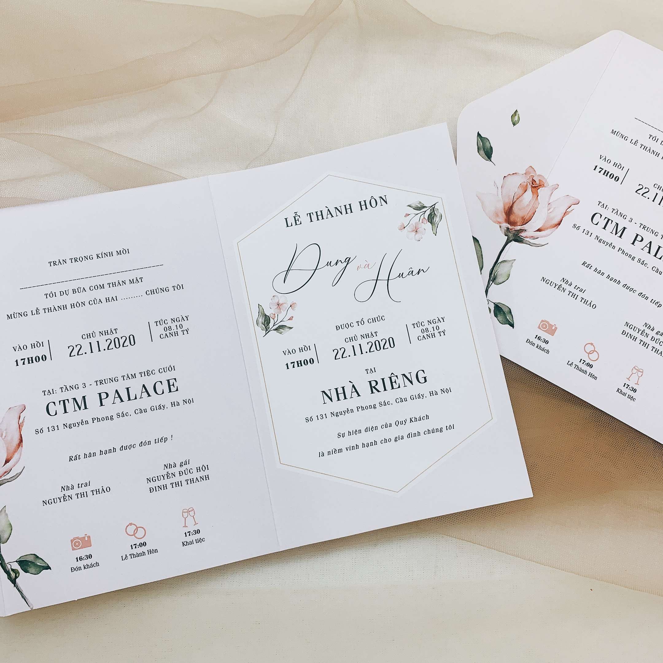 218 CN - Mẫu Hoa Hồng thanh lịch, sang trọng