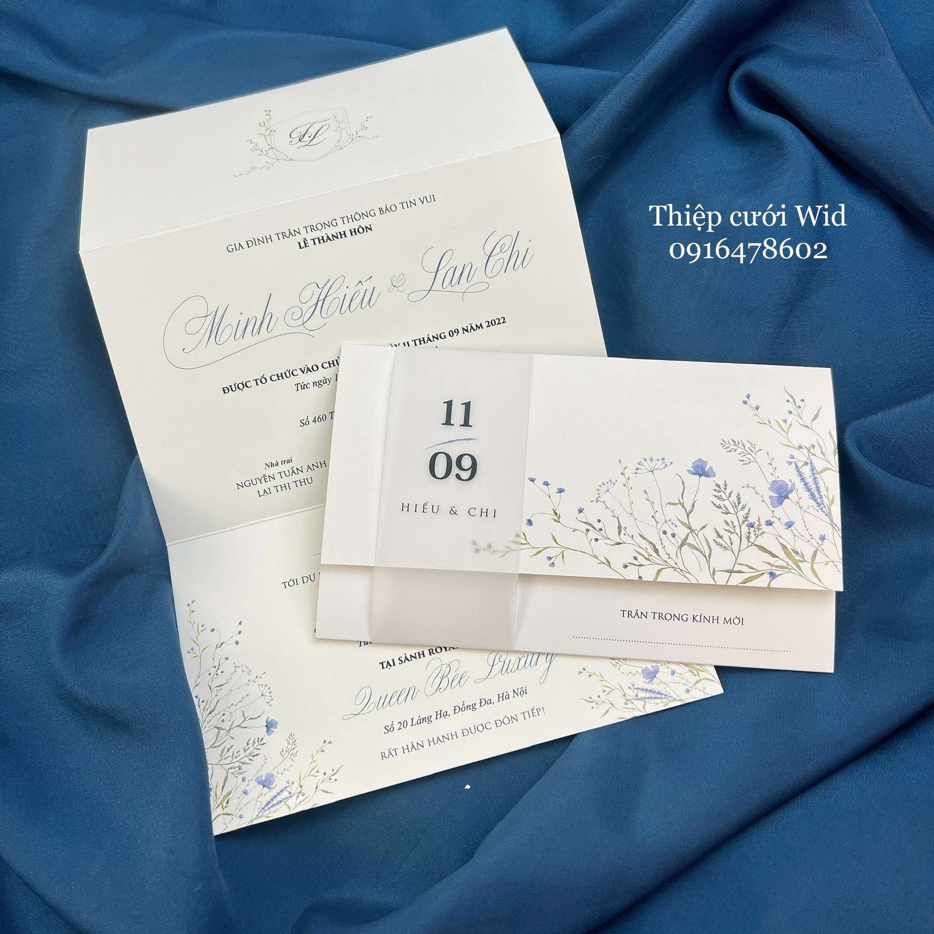 Ngang 360 - Thiệp hoa nhí Vintage