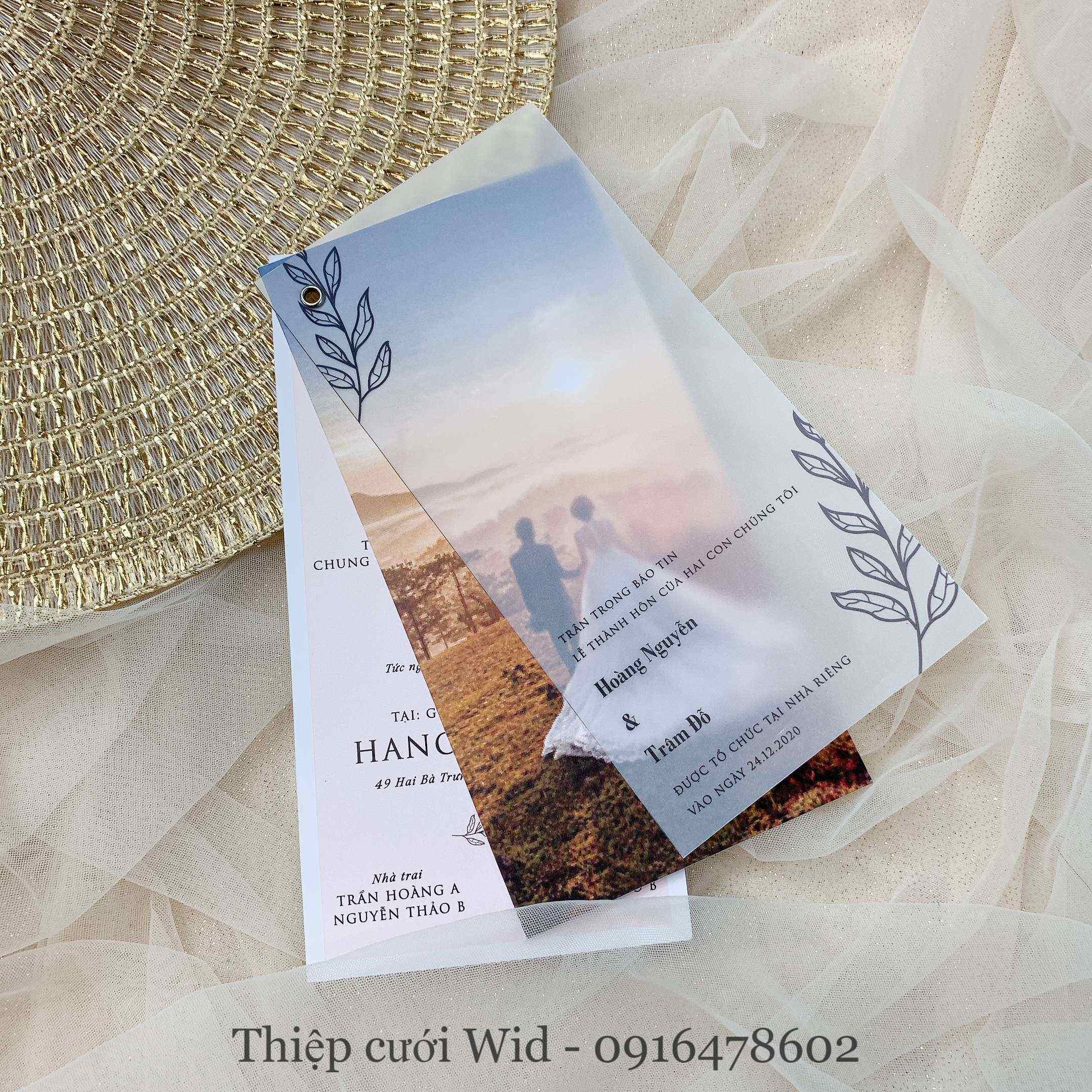 3 lá 277 - Mẫu thiệp in ảnh nhẹ nhàng