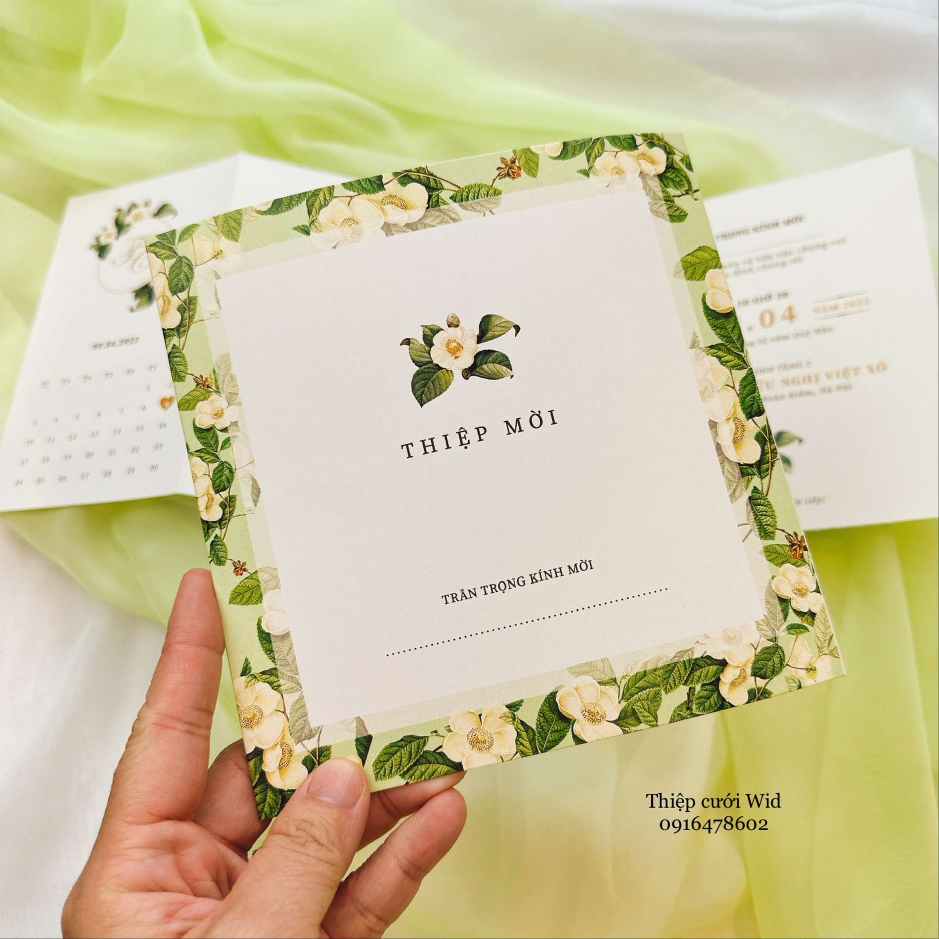 381 Vuông - Sắc lá xanh kết hợp hoa nổi bật