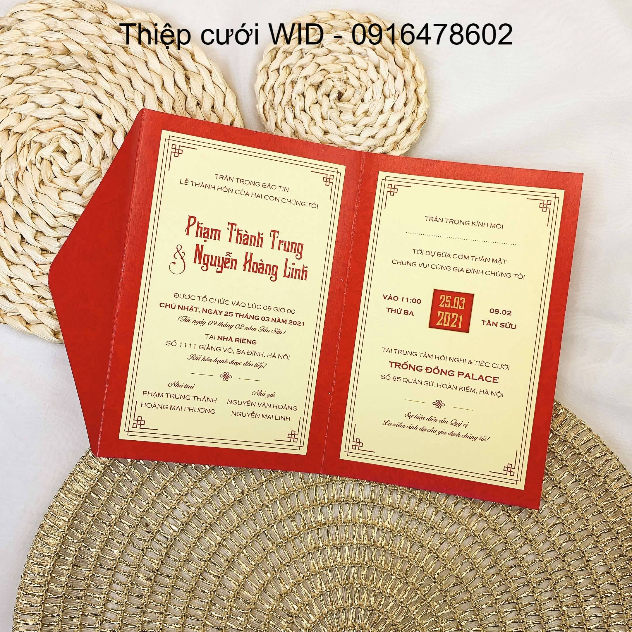 306 đỏ CN - Thiệp hiện đại in hình chibi