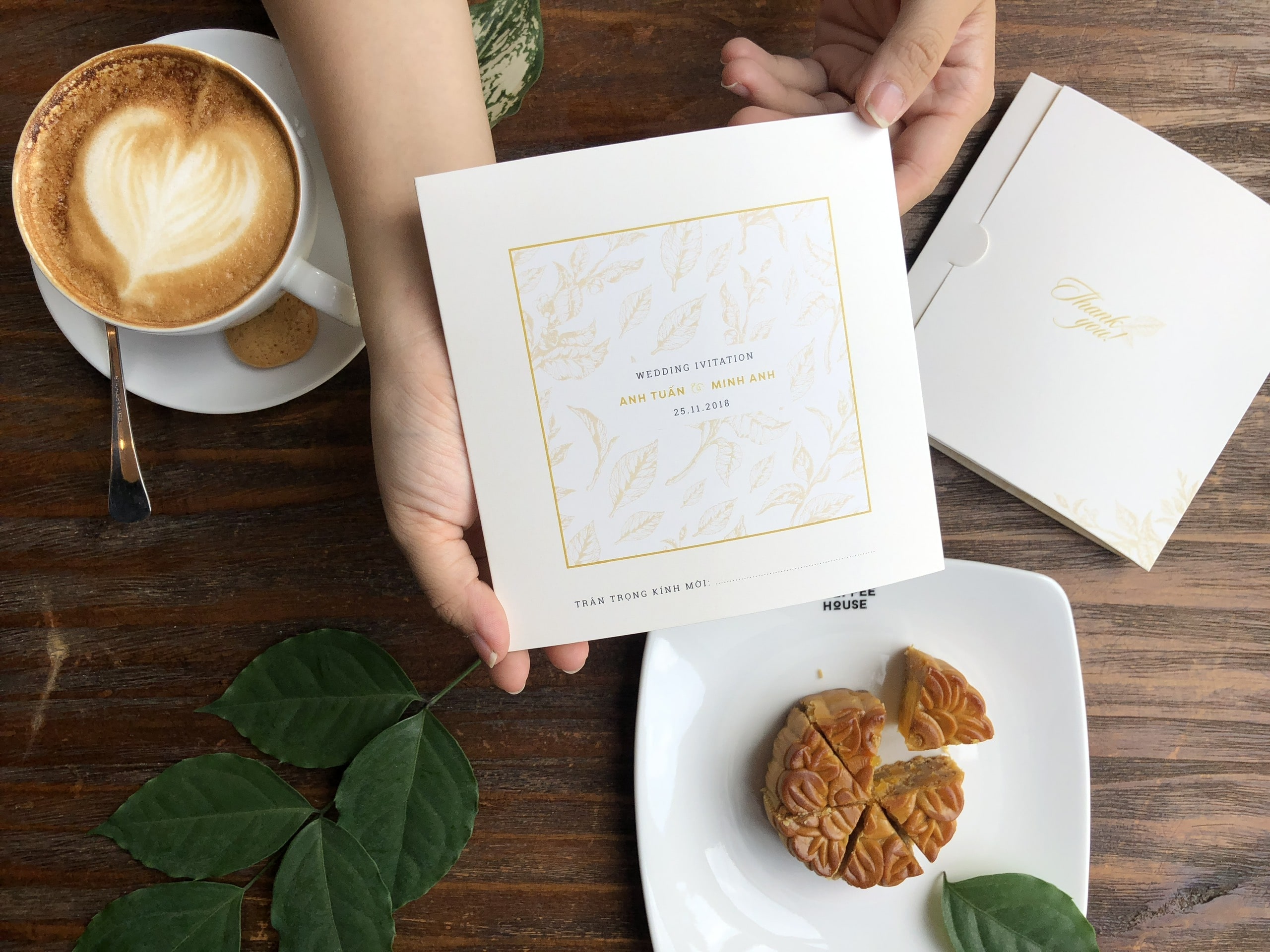 145 Vuông - Thiệp phong cách tối giản, nhẹ nhàng
