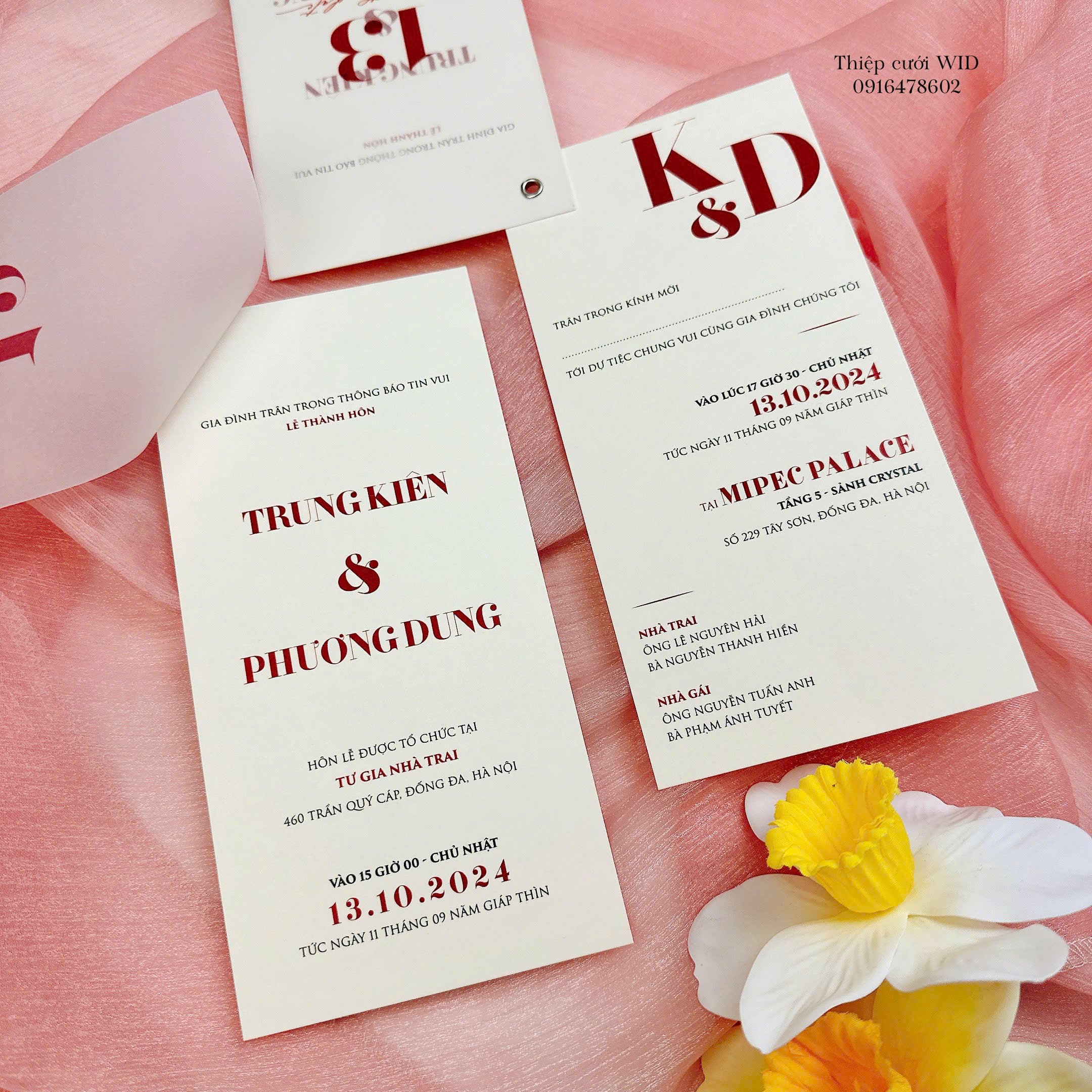 3 lá 453 - Thiệp hiện đại phong cách Minimal