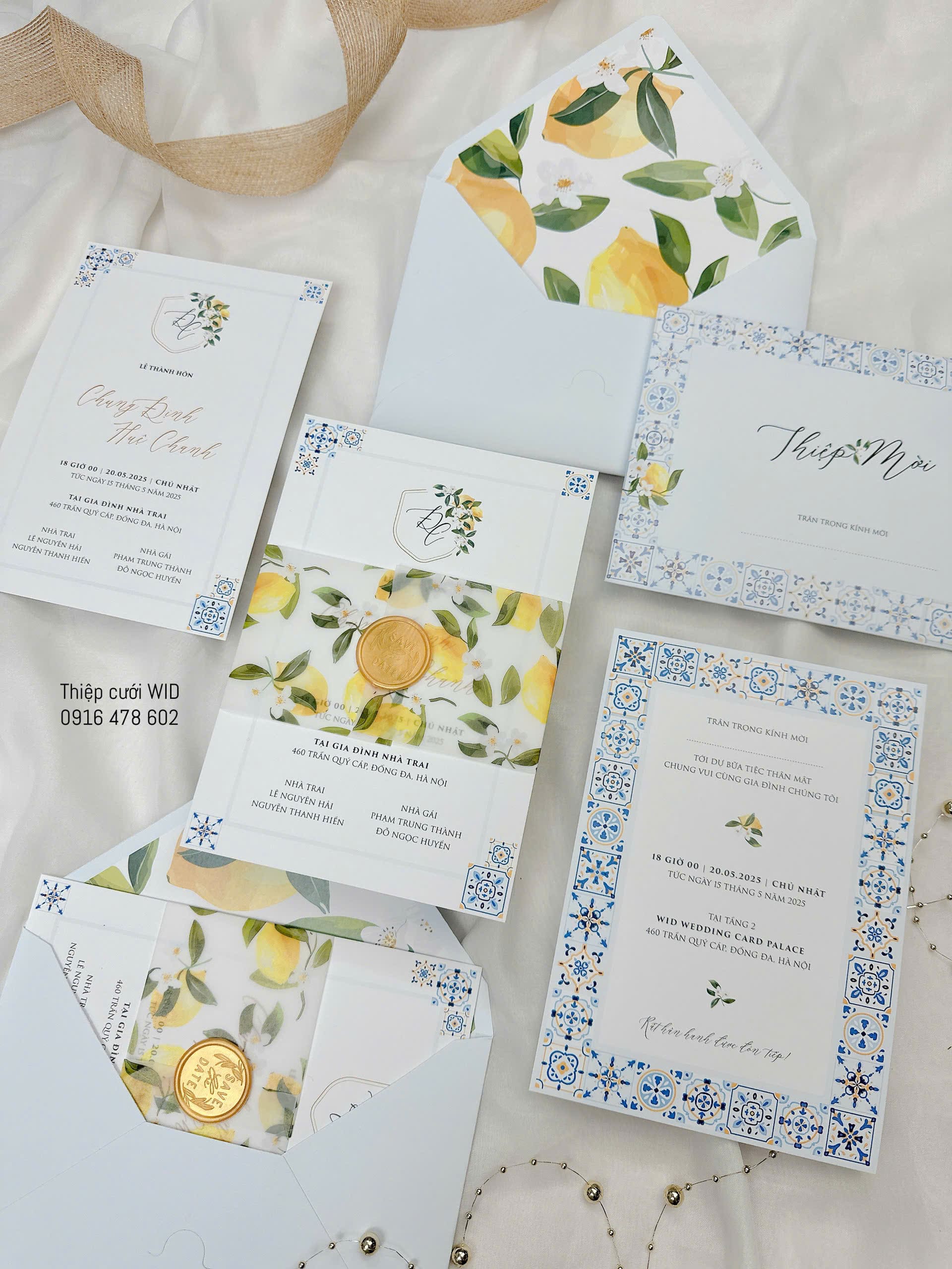 PB 490 - Thiệp sắc xanh tươi mát mùa hè