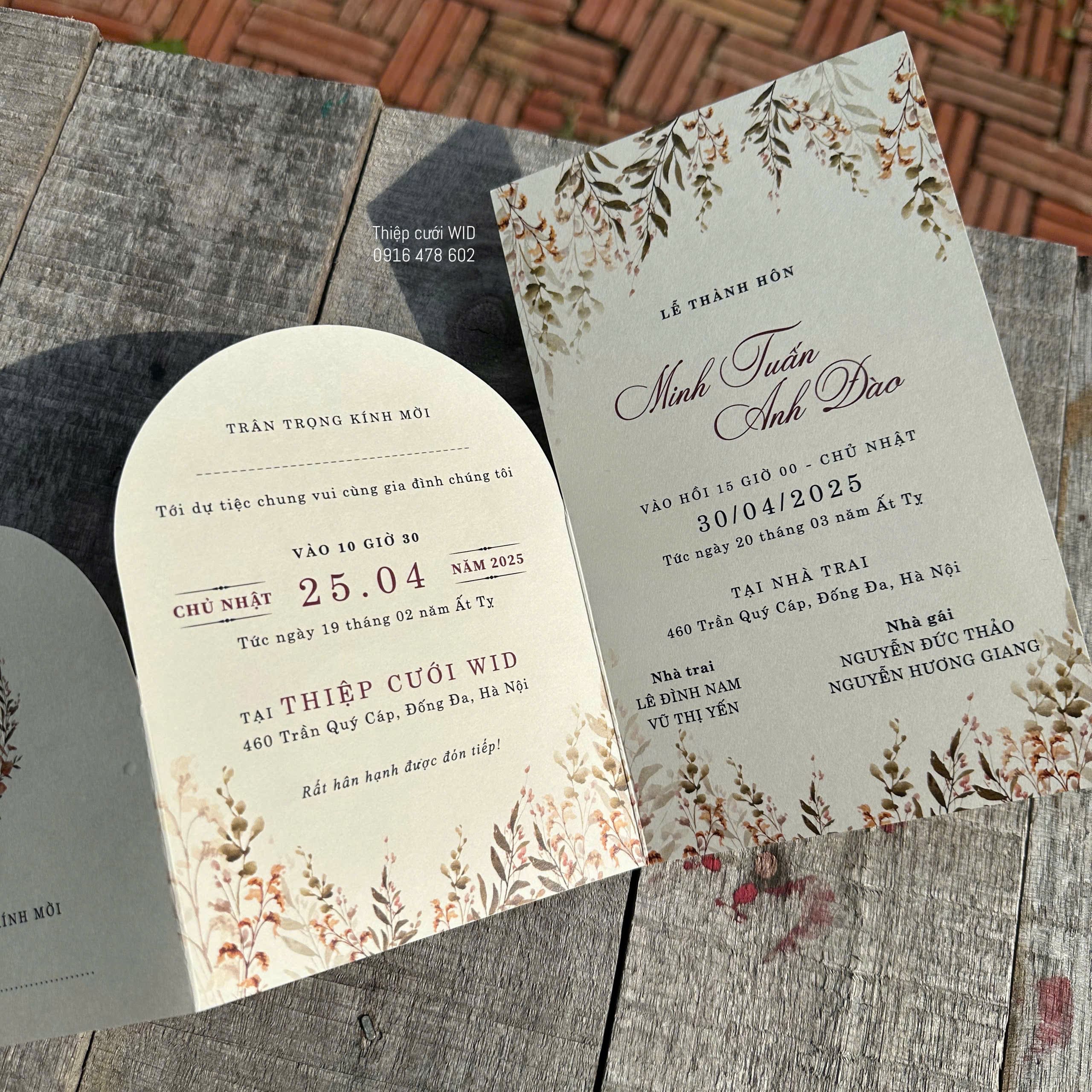 Oval 465 ziczac - Thiệp họa tiết Vintage hiện đại, sang trọng