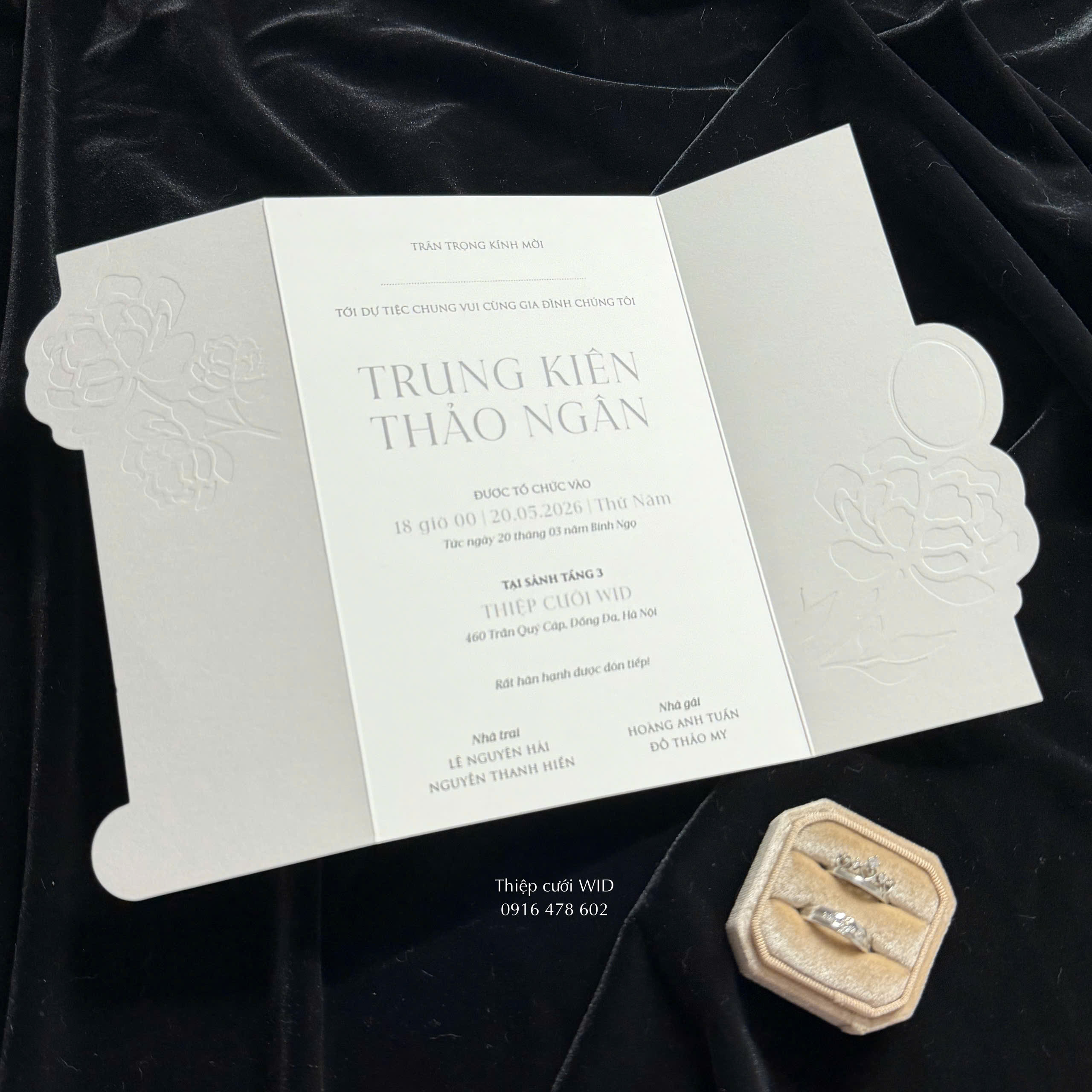 Gập 540 - Cắt hoa, dập nổi