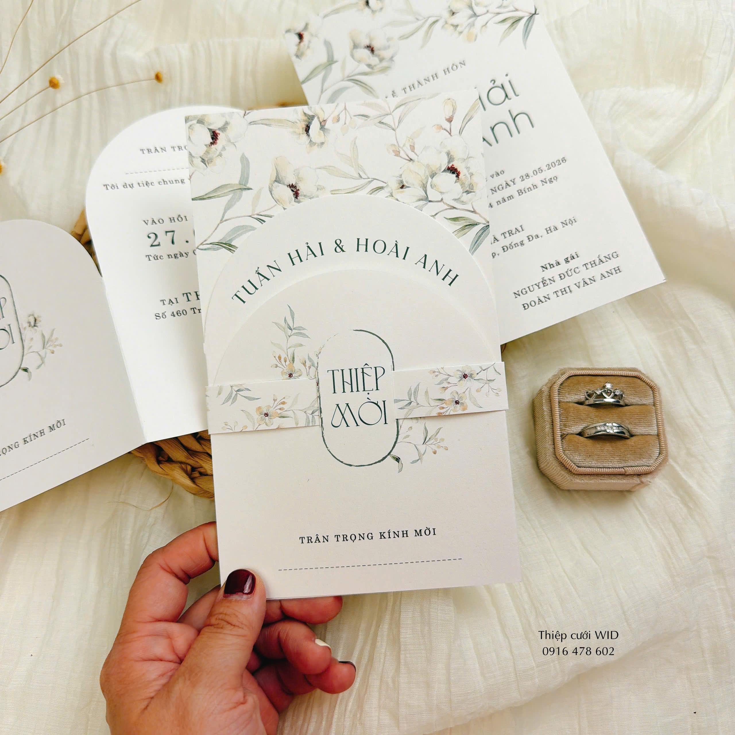 546 ziczac - Thiệp họa tiết Vintage hiện đại, sang trọng