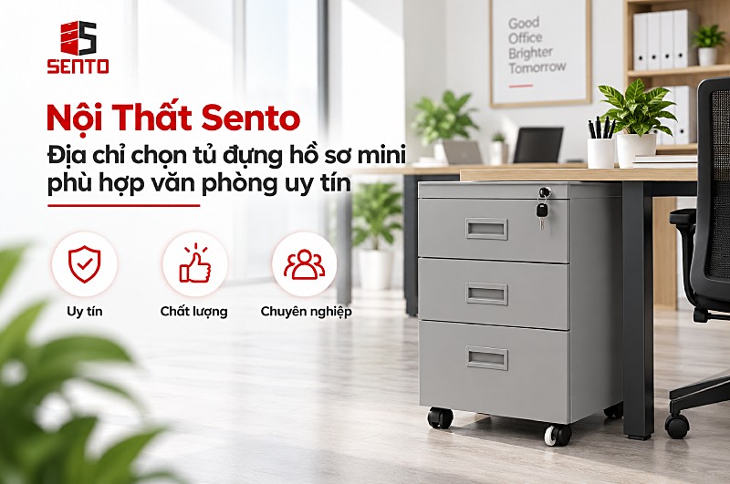 Các tủ đựng hồ sơ mini thích hợp bố trí tại văn phòng