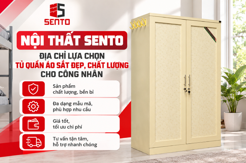 Tủ quần áo sắt cho công nhân: Tiêu chí lựa chọn phù hợp