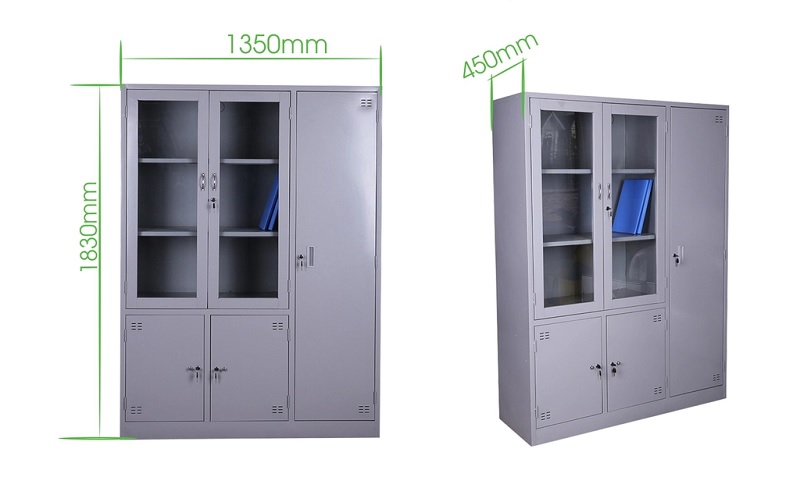 Top 3 mẫu tủ sắt 3 cánh sơn tĩnh điện thông dụng cho văn phòng