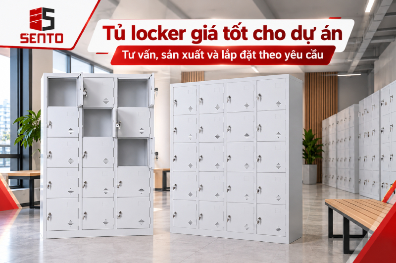 Tủ locker giá tốt cho dự án: Tư vấn, sản xuất và lắp đặt theo yêu cầu