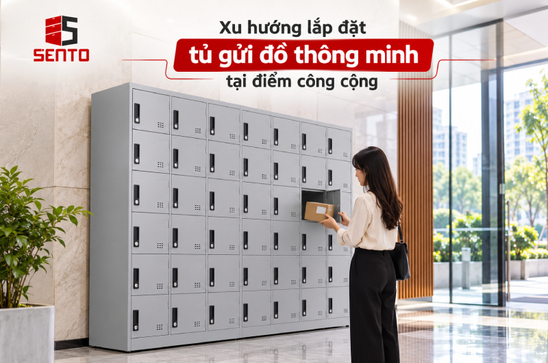Xu hướng lắp đặt tủ gửi đồ thông minh tại điểm công cộng