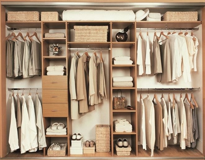 Cách sắp xếp tủ quần áo của người Nhật - Ảnh 2