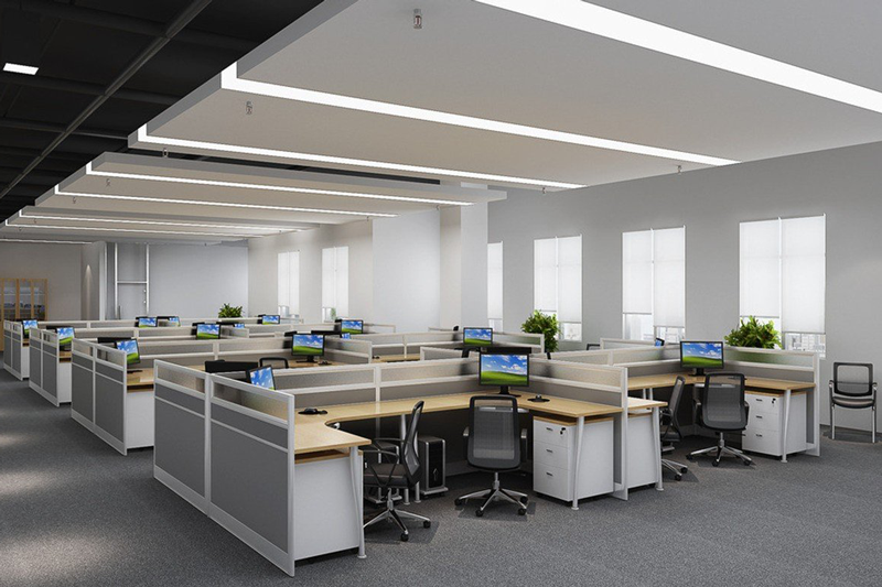 Mẫu văn phòng làm việc hiện đại từ 100 - 500m2
