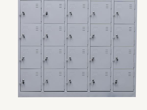 Mặt trước của tủ sắt locker 30 ngăn LK30