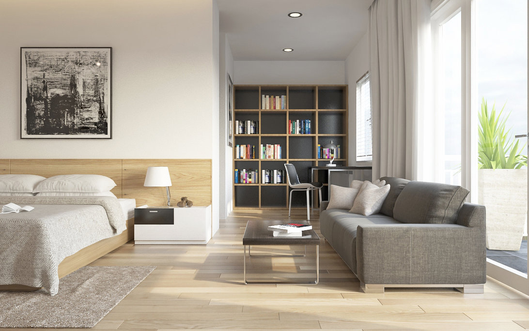 Căn hộ 40m² ngập tràn sắc xuân nhờ nội thất hiện đại