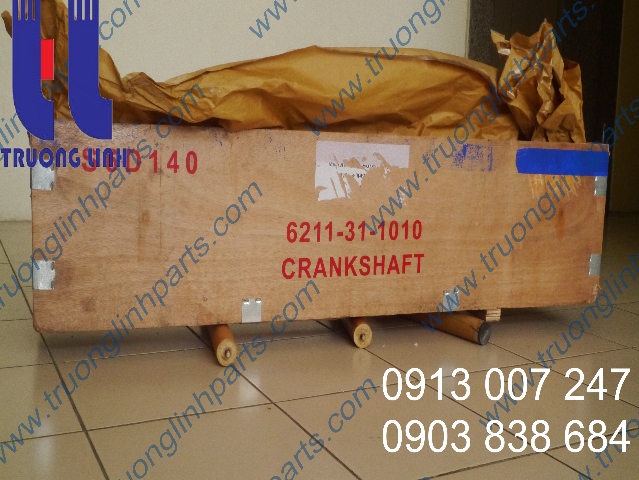 Trục Cơ - Trục Khuỷu Động Cơ S6D140 Máy Xúc Lật Komatsu WA500-1