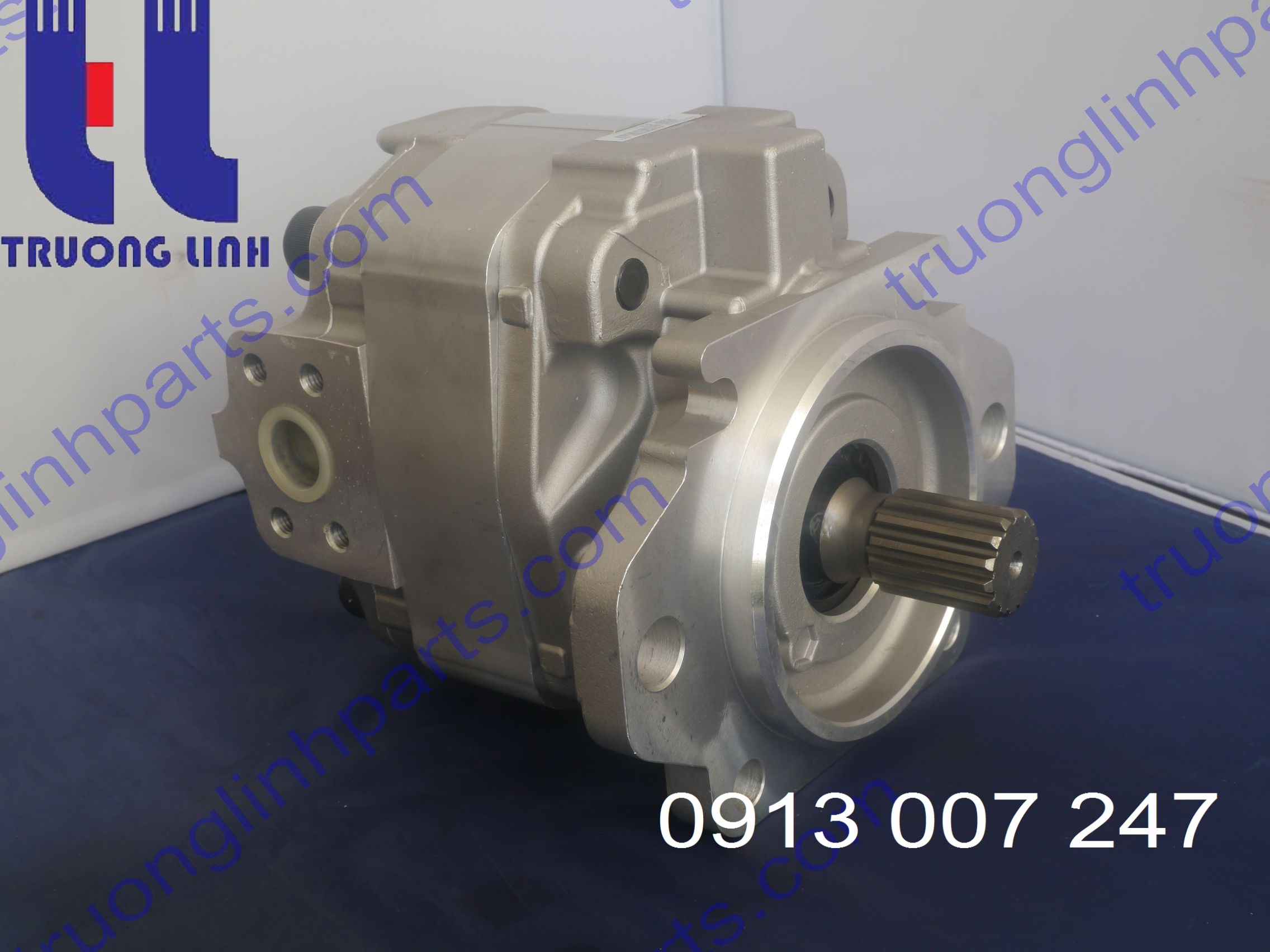 Bơm thủy lực bánh răng - bơm khiển - 705-11-36100 switch pump xúc lật komatsu 530-1