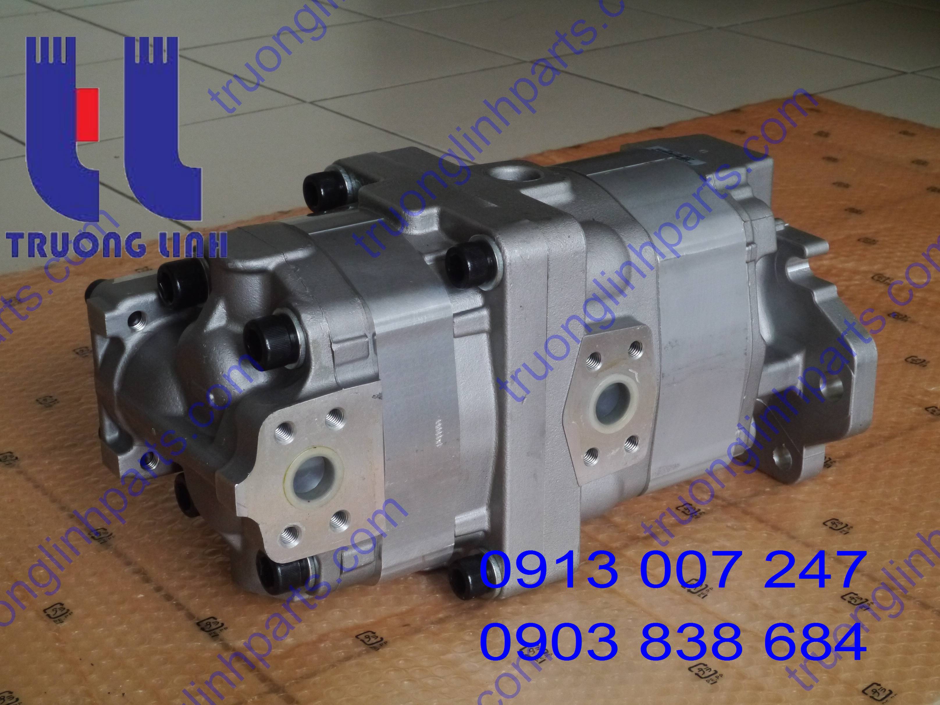 MÁY Wheel Loader KOMATSU WA350-1 hydraulic pump  BÁNH RĂNG 705-52-30080  