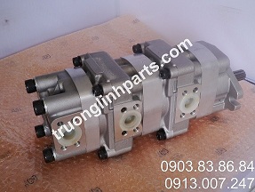 hydraulic pump - hydraulic gear  pump - Bơm Chính 705-41-08090  Xe Đào PC40-7C, PC50UU-2E, PC40T-7, PC40R-7 - Bơm Ba Tầng