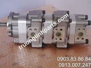 hydraulic pump - hydraulic gear  pump - Bơm Chính 705-41-08090  Xe Đào PC40-7C, PC50UU-2E, PC40T-7, PC40R-7 - Bơm Ba Tầng