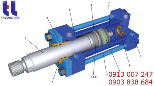 Xy lanh thủy lực hai chiều 