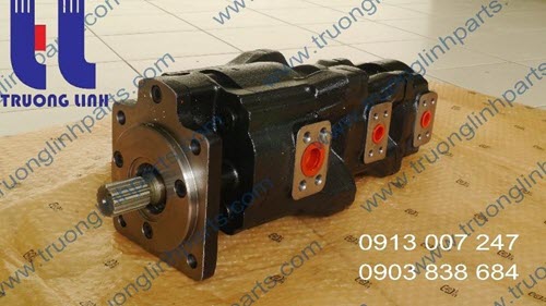 Động cơ bơm thủy lực bánh răng trong máy xúc lật 