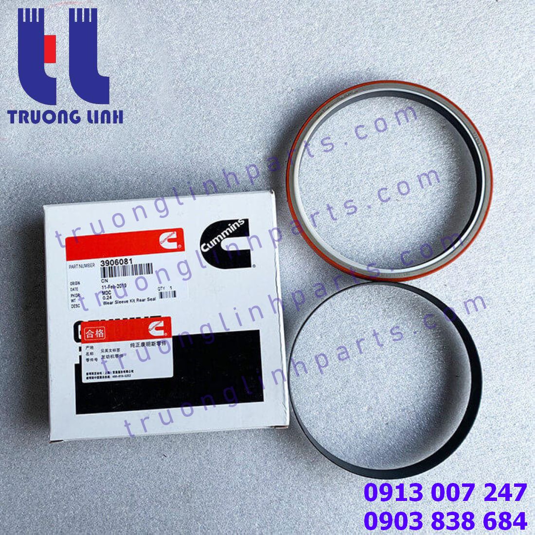 395081 3906081 Phốt đuôi Trục Cơ Cummins