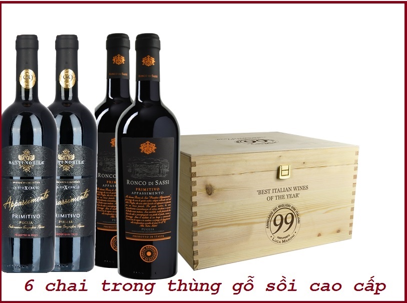 hop go dung ruou vang
