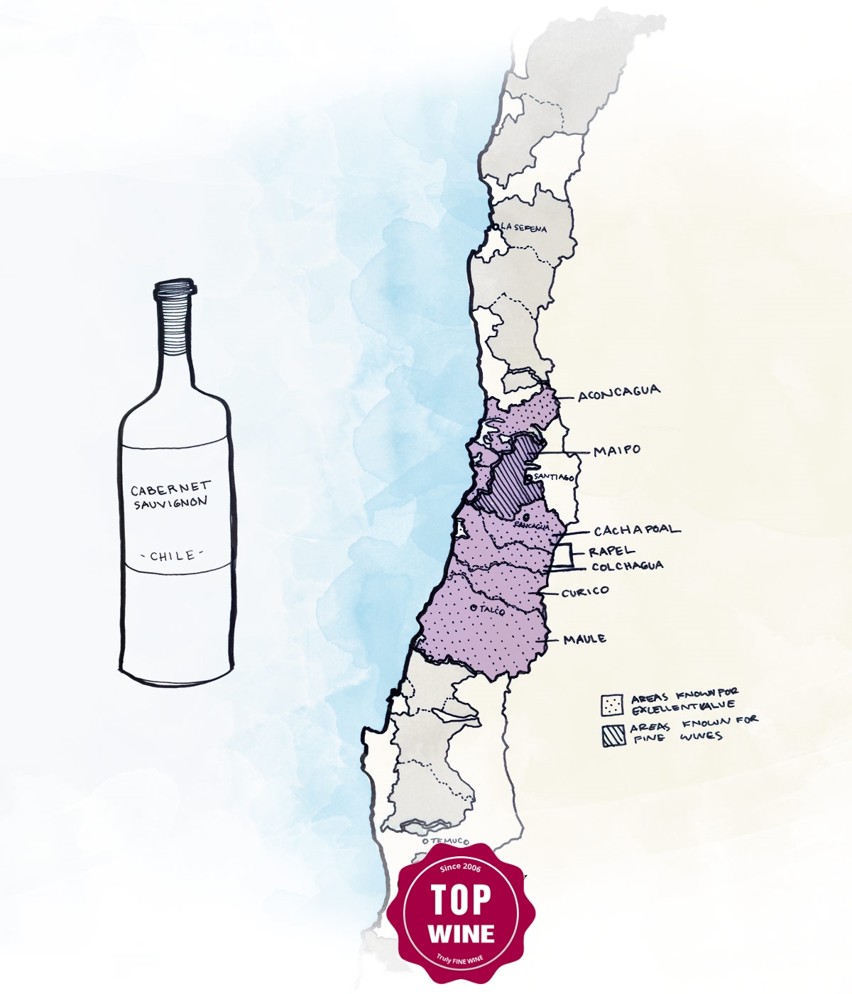 Rượu vang đỏ Chile loại nào ngon - Khám phá hương vị tuyệt vời từ đất nước Nam Mỹ