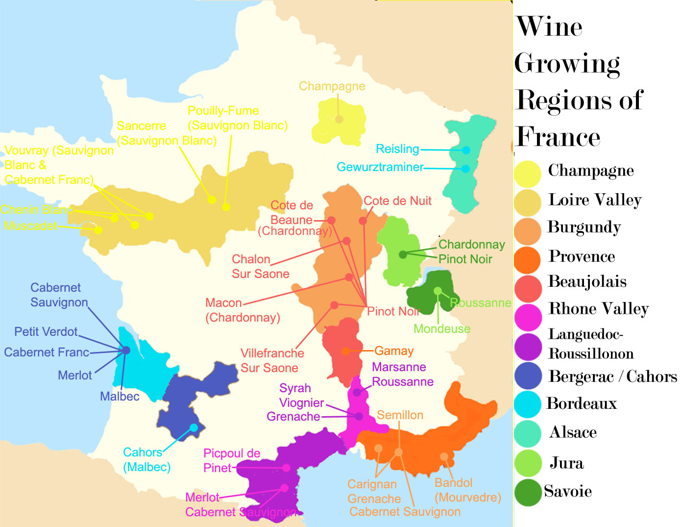tìm hiểu rượu vang Pháp