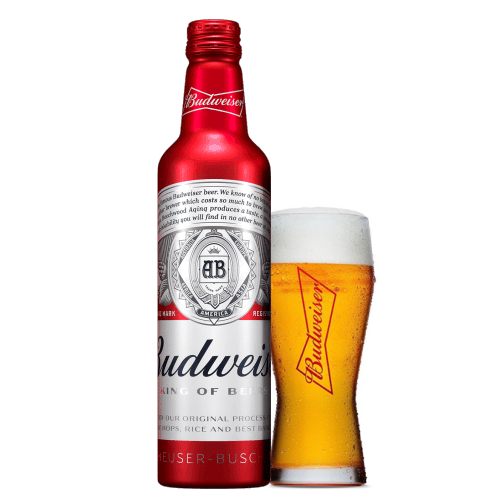 Bia Budweiser Chai Nhôm – 473ml – Thùng 24 Chai