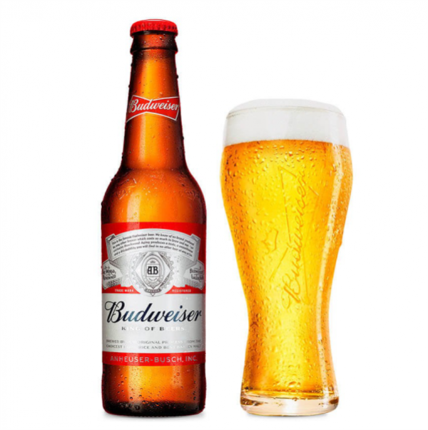 Bia Budweiser 5% – Chai 330 ml – Thùng 24 Chai