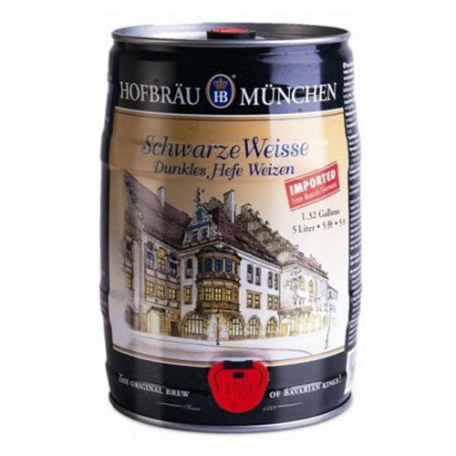 Bia Hofbräu Schwarze Weisse 5.1% – Bom 5 Lít