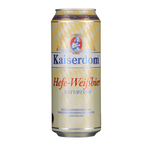 Bia Kaiserdom Hefe Weissbier 4.7% – Lon 500ml – Thùng 24 Lon