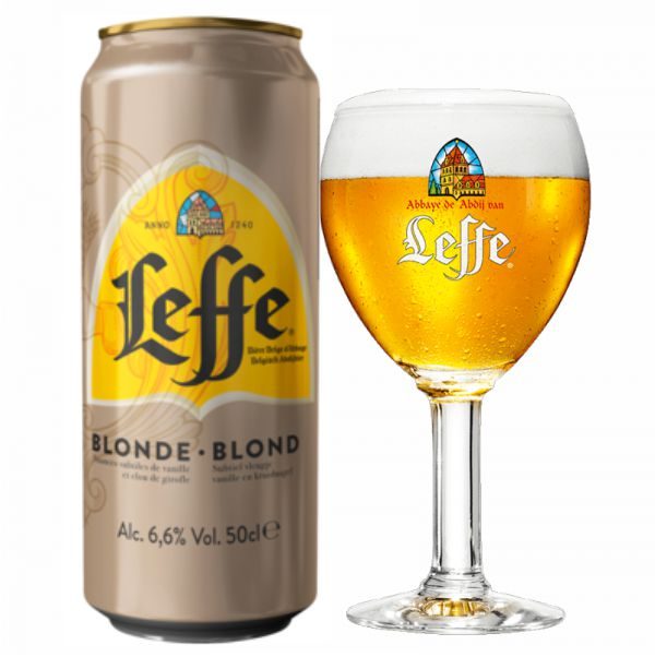 Bia Leffe Blonde 6.6% lon 500ml