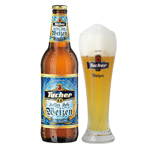 Bia Tucher Helles Hefe Weizen 5.2% – Chai 330ml -Thùng 24