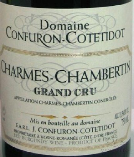 Charmes Chambertin, Domaine Confuron Cotetidot