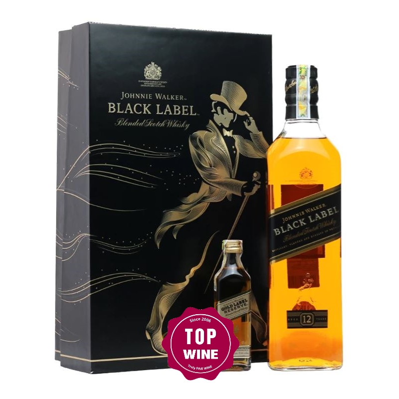 RƯỢU JOHNNIE WALKER BLACK LABEL - HỘP QUÀ TẾT 2019