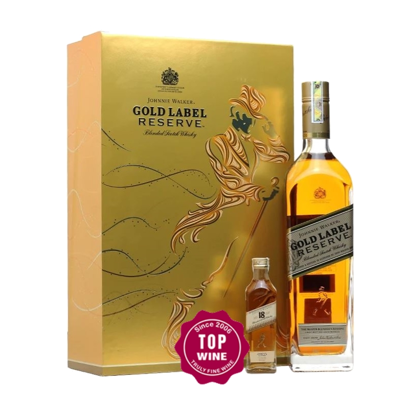 RƯỢU JOHNNIE WALKER GOLD LABEL - HỘP QUÀ TẾT 2019