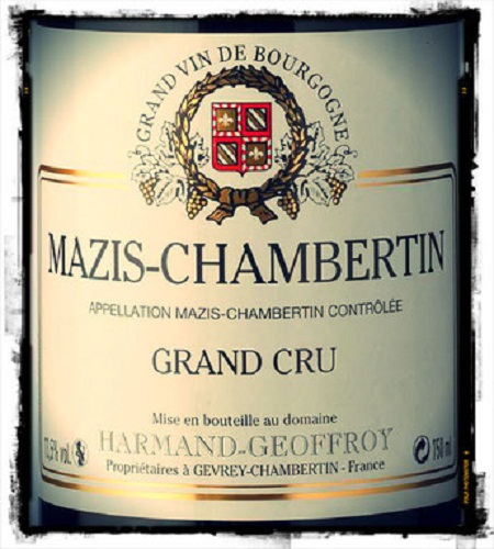 Mazis Chambertin - Domaine Harmand Geoffroy