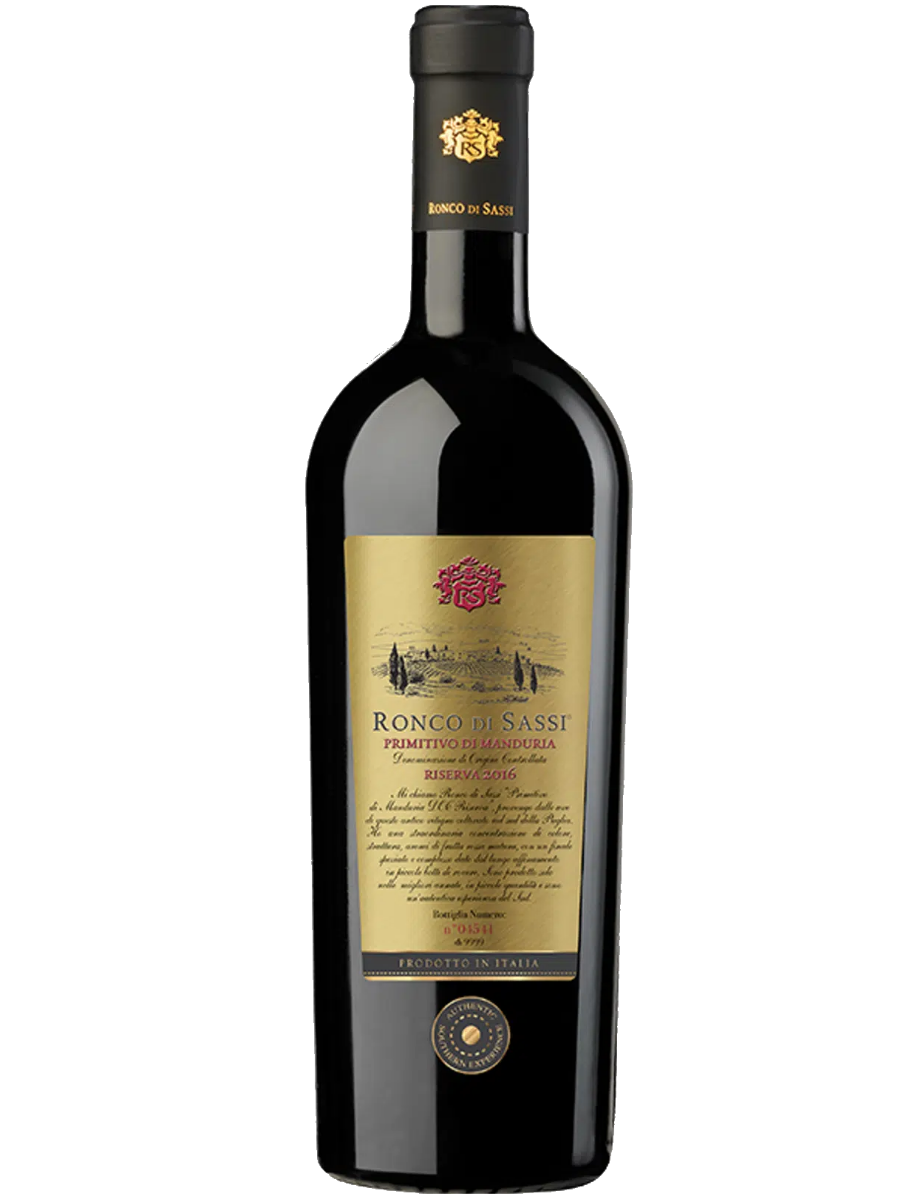Ronco Primitivo di Manduria DOC Riserva 2016