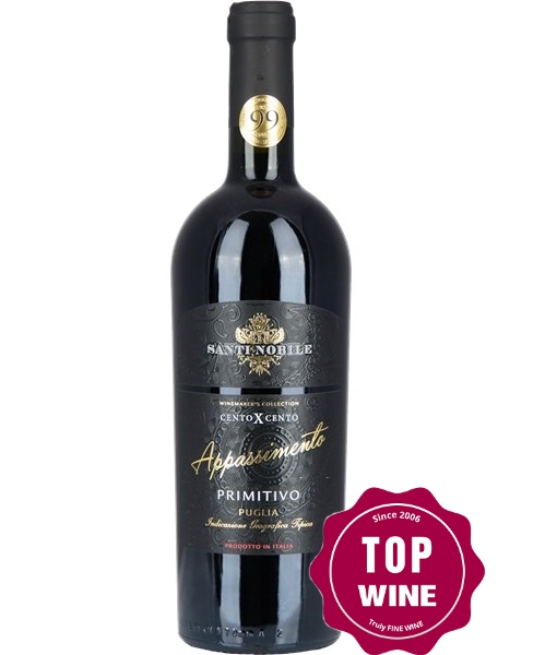 Santi Nobile Cento X Cento Appassimento Primitivo 2015